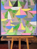 Cornish Sails Square by Martyn Dempsey
