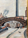 The canal bridge by David Henty