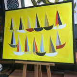 Yellow Boats Martyn Dempsey Original