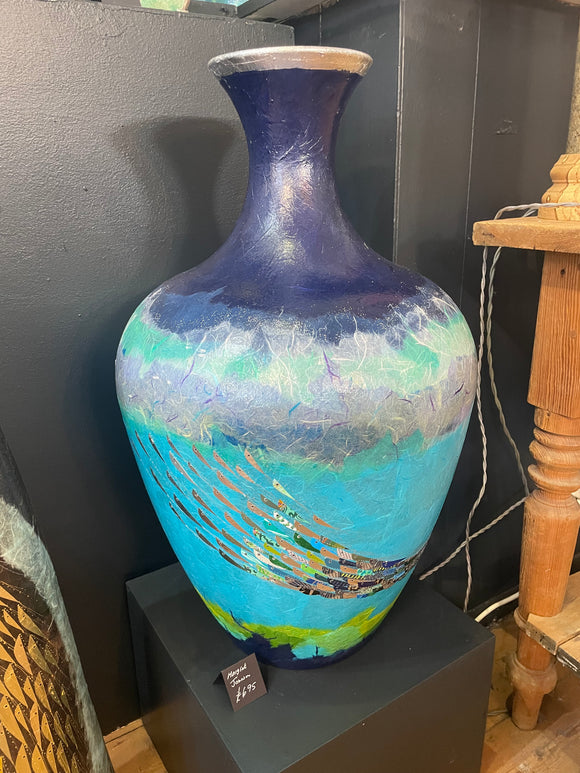Wide vase by Margaret Johnson