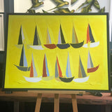 Yellow Boats Martyn Dempsey Original